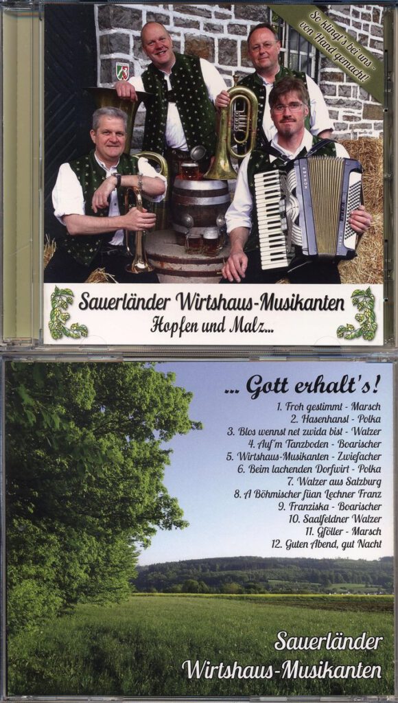 CD-Hülle: Hopfen und Malz … Gott erhalt’s!